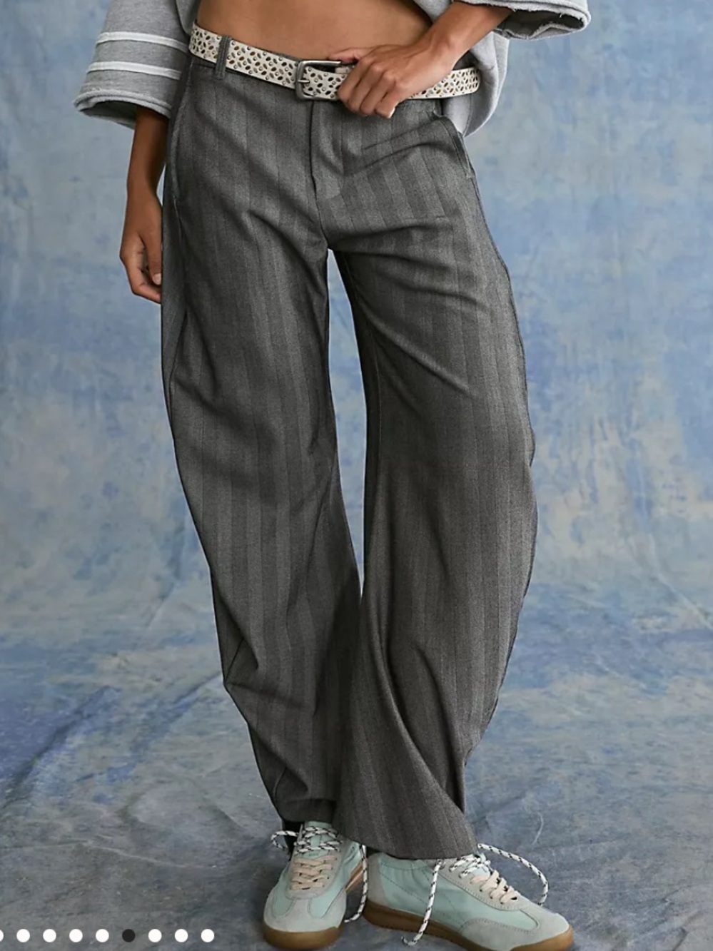 Free People Spotlight Menswear Barrel Trousers - Picture 4 of 12